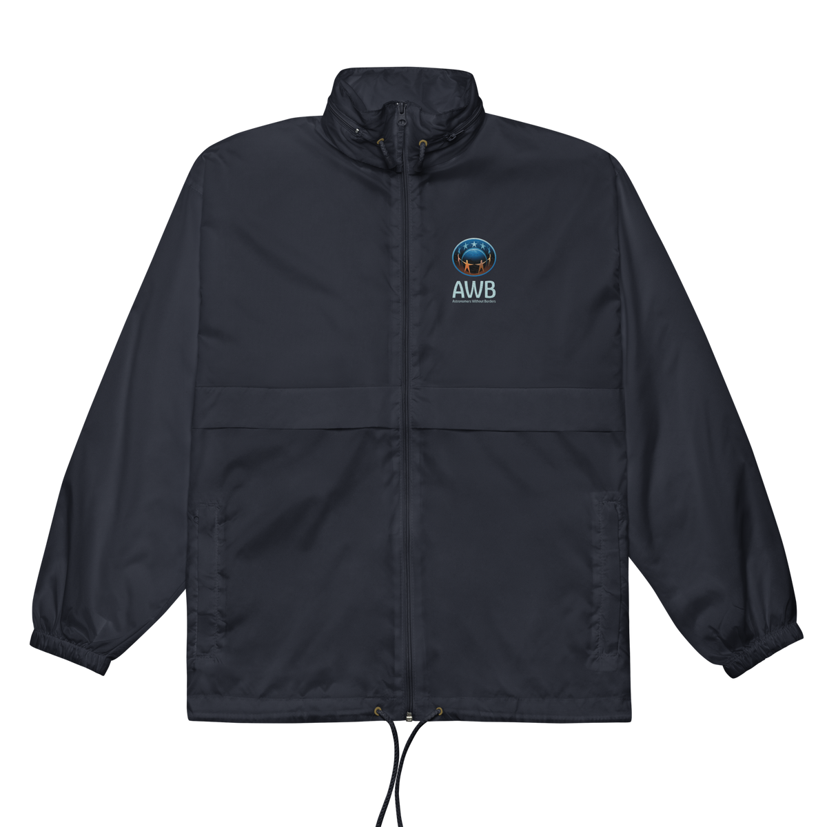 basic-unisex-windbreaker-navy- basic-unisex-windbreaker-navy-